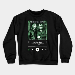 Stereo Music Player - Morning Dew on Crewneck Sweatshirt